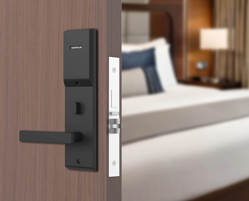 What is a hotel door lock called?