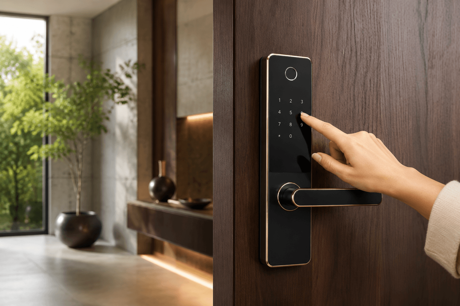 Keyplus WiFi Enabled Door Lock: A Smart Solution for B2B Buyers