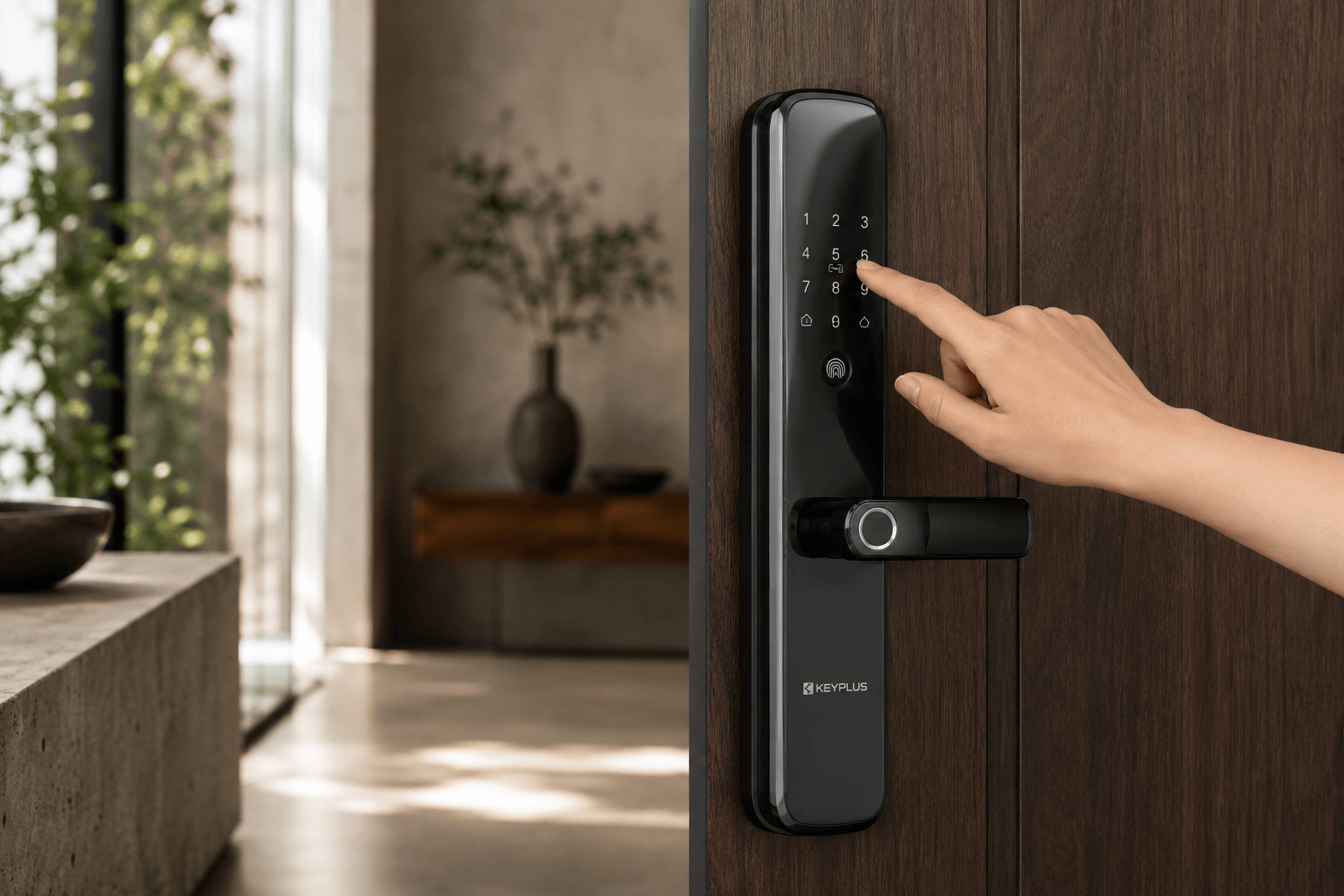 Keyplus Remote Door Lock Commercial Applications
