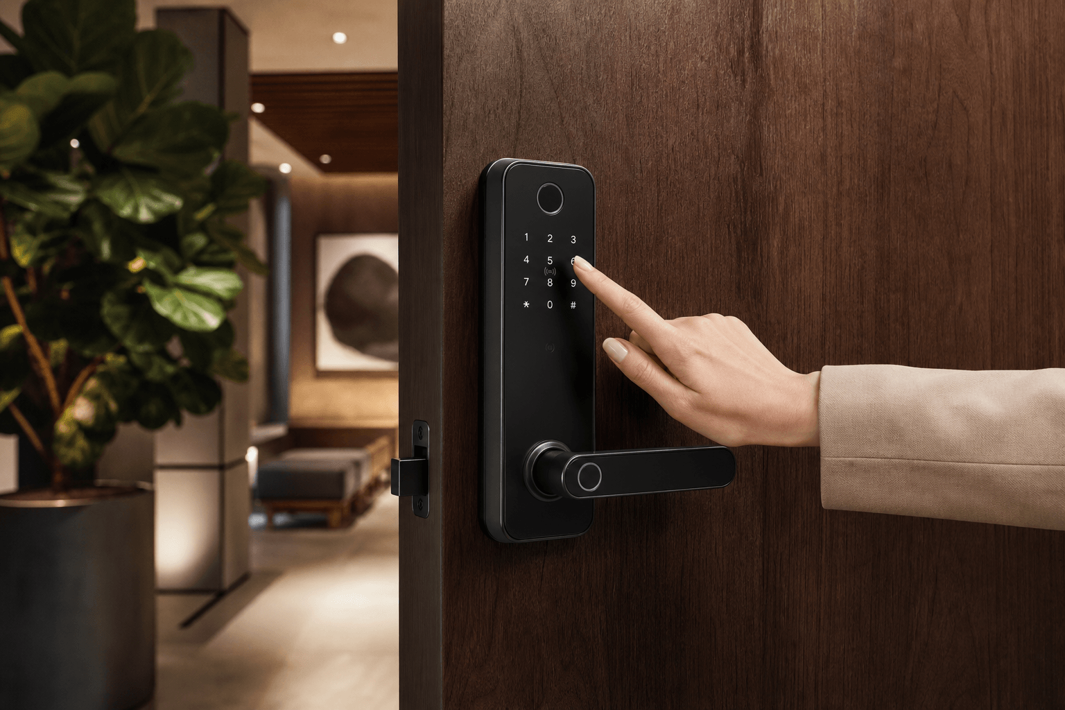 Invisible Smart Locks: Redefining Security and Design for B2B Applications