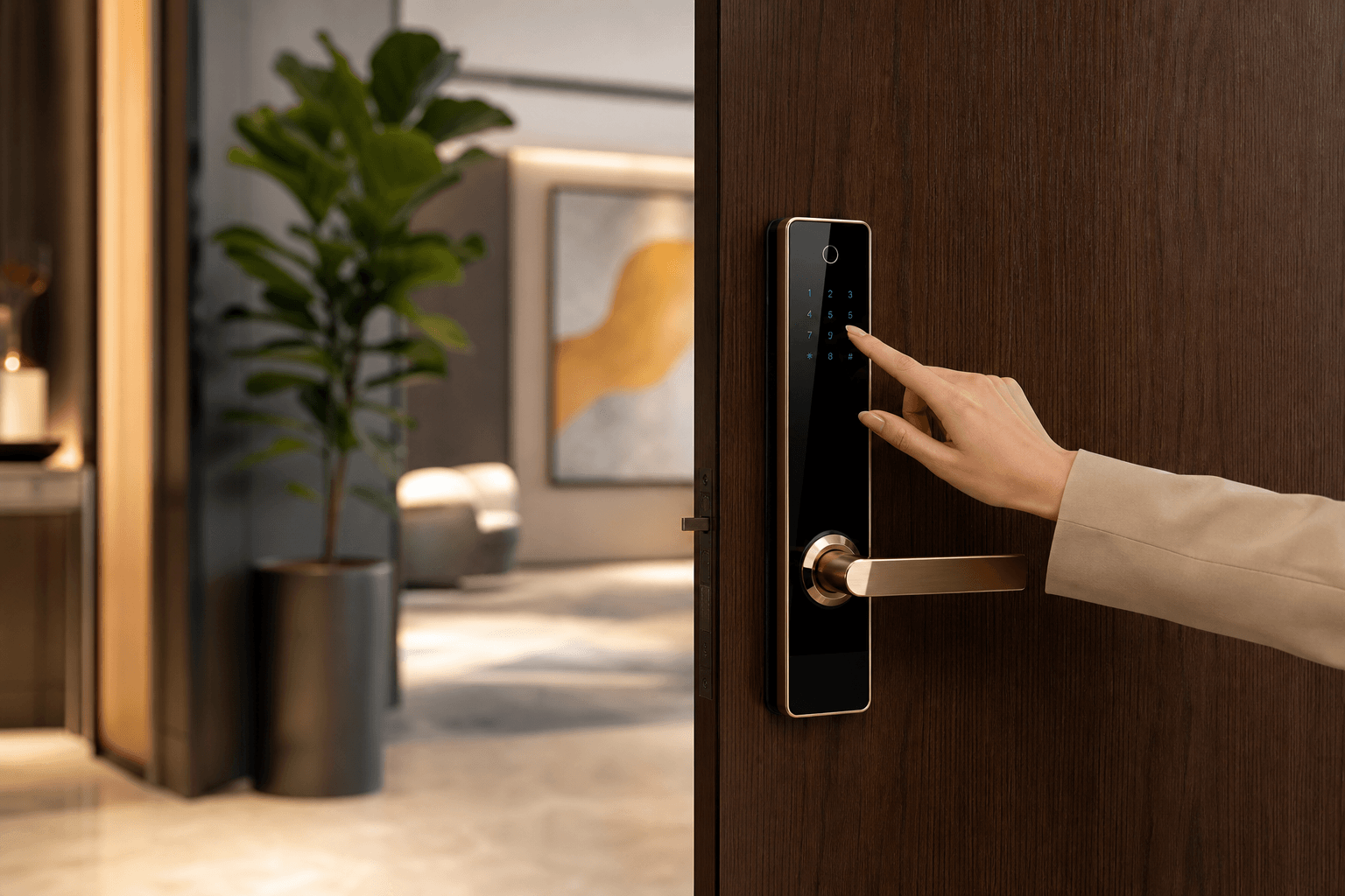 Redefining Hotel Room Security: How KEYPLUS Smart Locks Elevate Hospitality Standards
