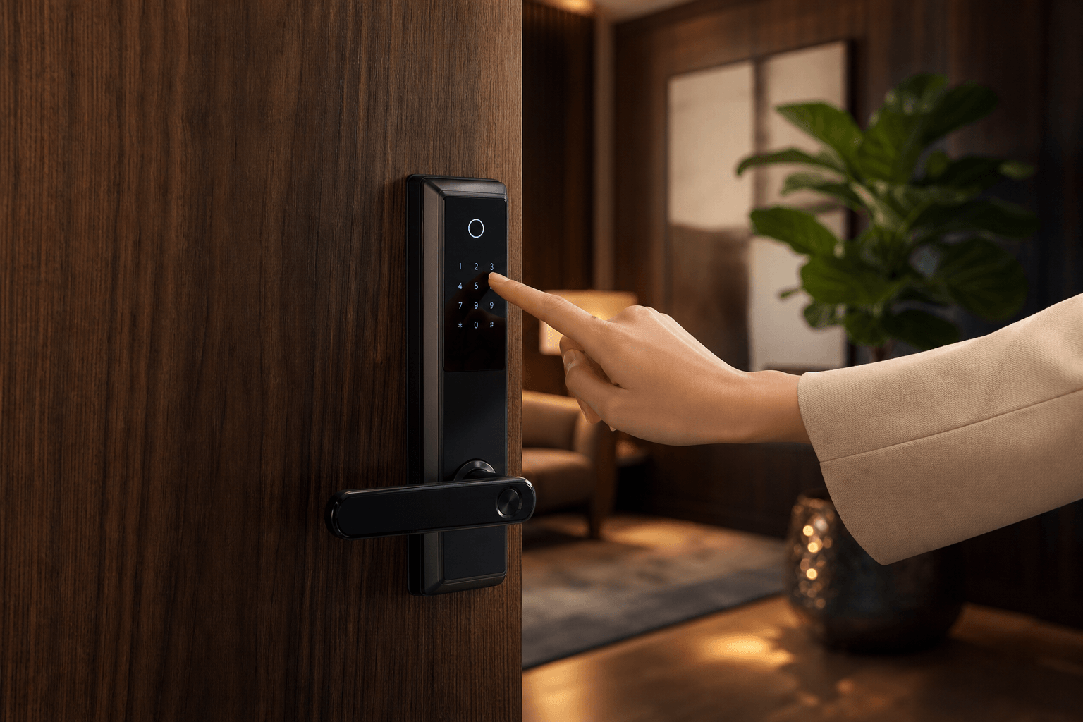 Revolutionizing Hotel Security: How KEYPLUS Smart Locks Enhance Hospitality Access Control