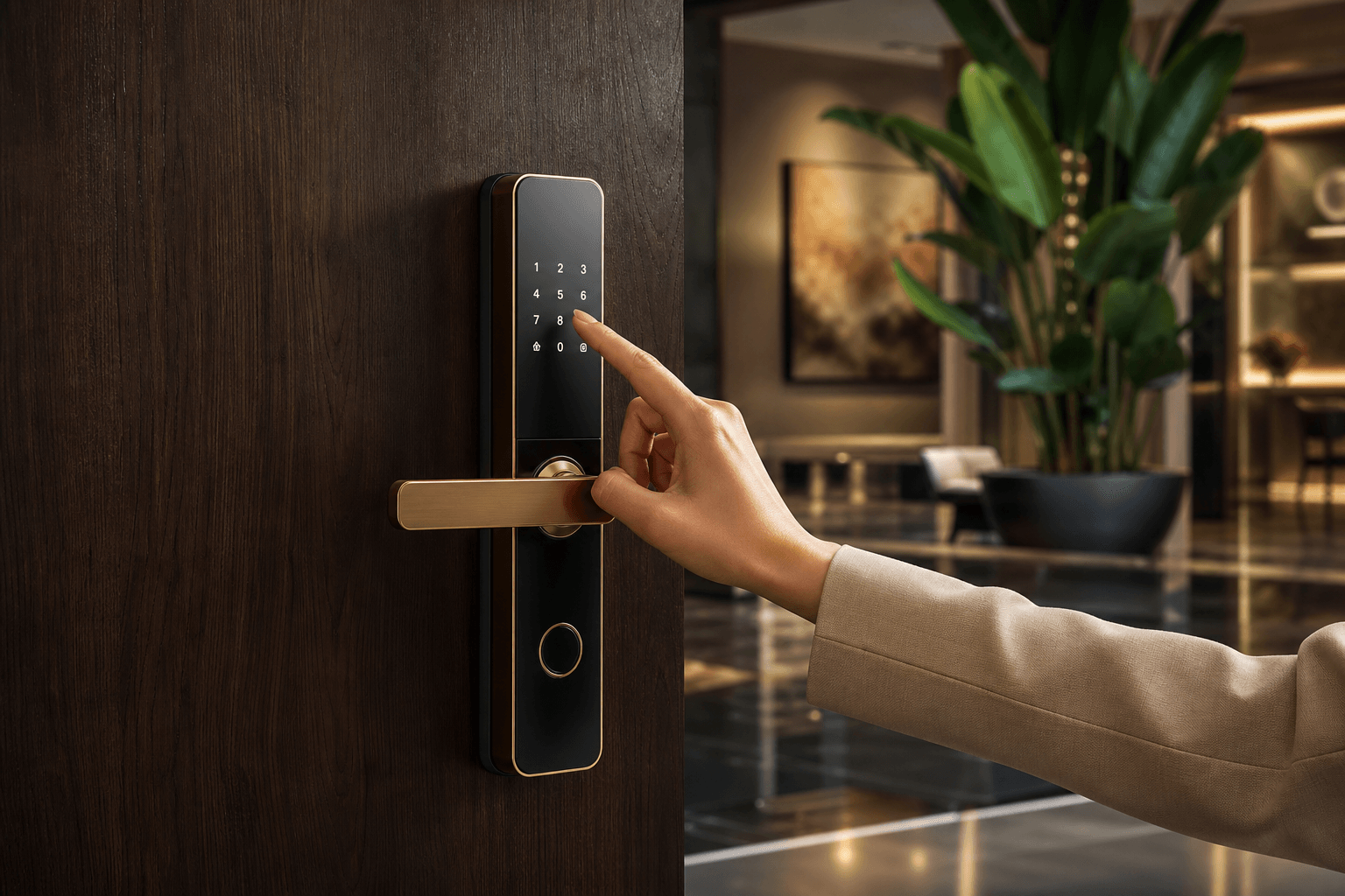 Revolutionizing Hotel Security with KEYPLUS Smart Lock Solutions