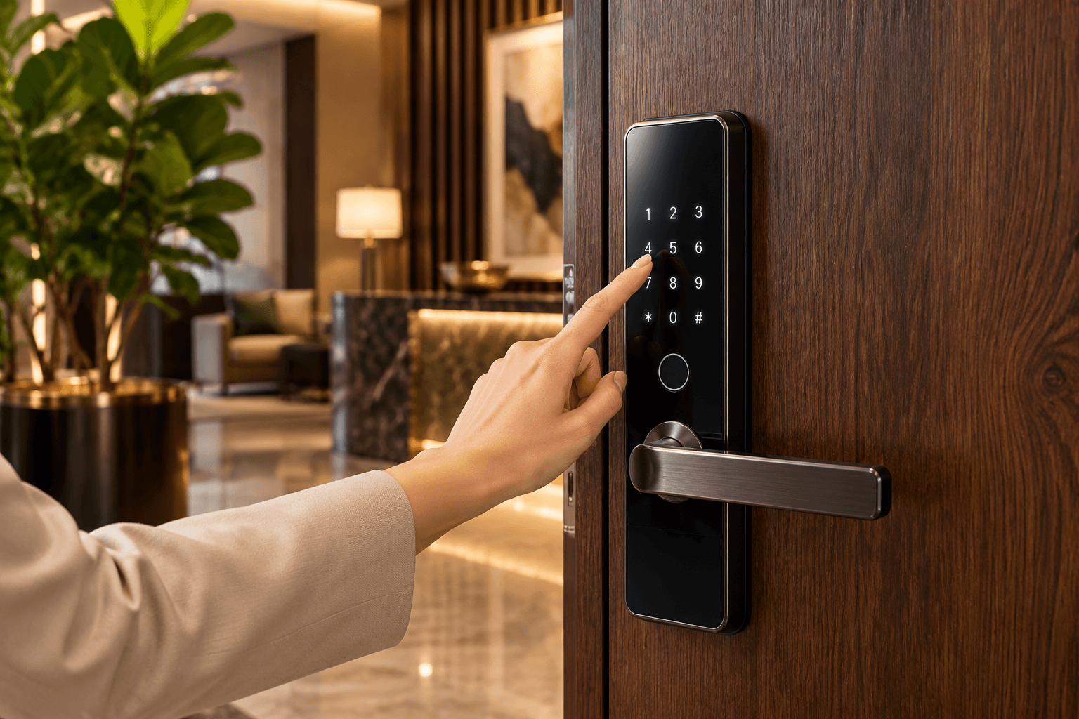 Revolutionizing Hotel Security: The Future of Keyless Entry Systems by KEYPLUS