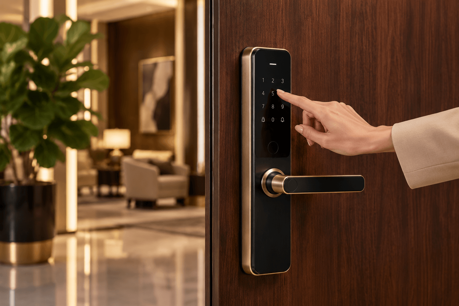 Next-Gen Hotel Door Handles: Transforming Hospitality with Smart Lock Innovations