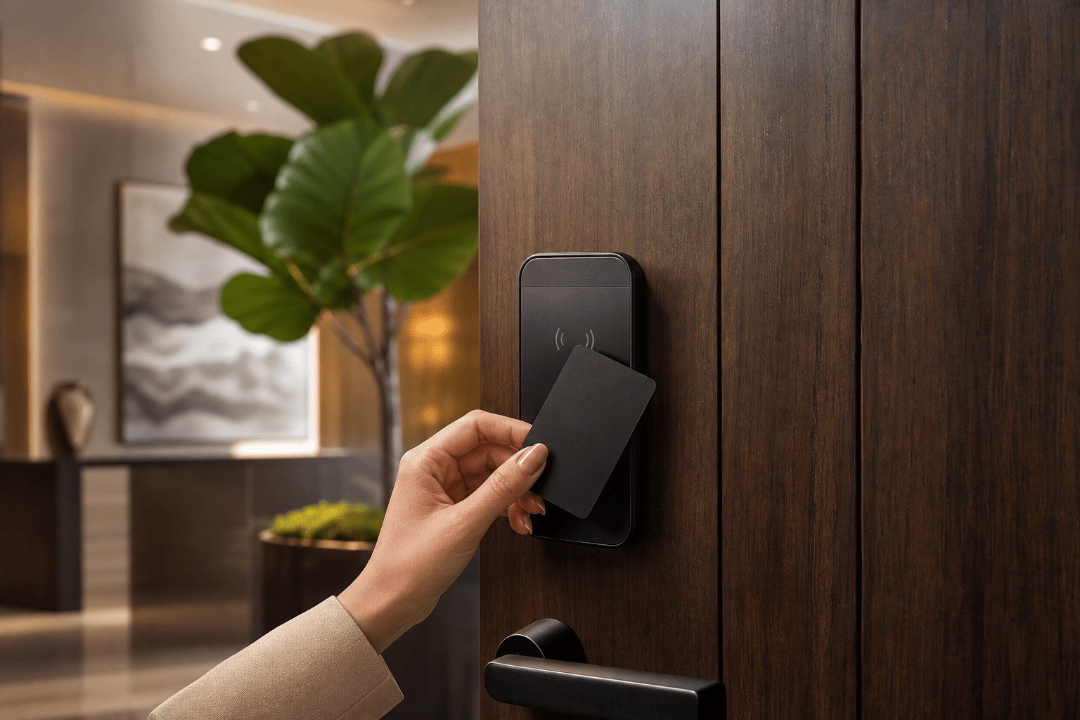 Revolutionizing Hotel Security: RFID Key Cards and AIoT Smart Lock Solutions by KEYPLUS